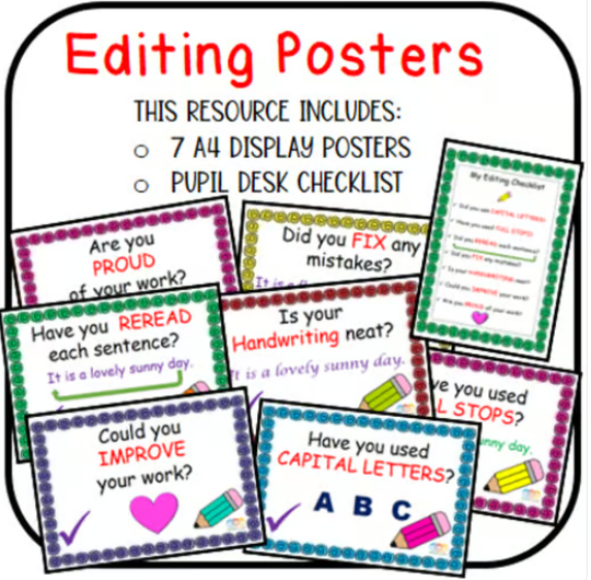 Editing Posters - Digital Download