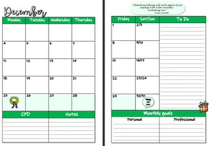 REDUCED SNA Planner 2023/24 *(Slight Wear on cover)* See pictures for examples