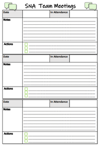 REDUCED SNA Planner 2023/24 *(Slight Wear on cover)* See pictures for examples