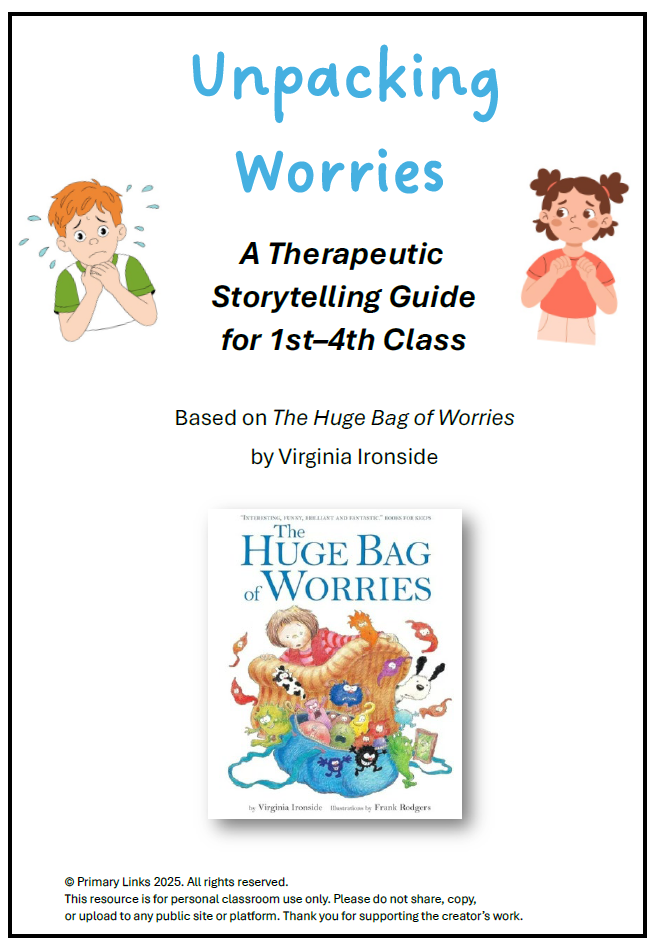 🌿 Unpacking Worries – A Story-Based Emotional Wellbeing Resource for Primary Classrooms(Digital Download)