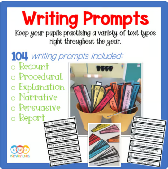 Writing Prompts for all Genres - Digital Download